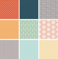 Preppy Seamless Vector Pattern Set