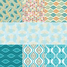 Seamless retro patterns N6