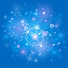 Computer network vector background
