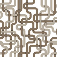 Tangled connections seamless pattern