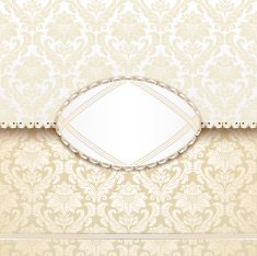 Elegant antique-style invitation