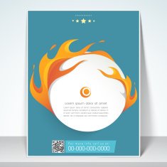 Professional business flyer template or corporate banner design