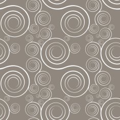 Interlocking spirals repeat tile pattern