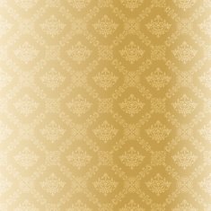 Seamless gold floral damask pattern