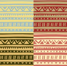 Seamless primitive ethnic pattern