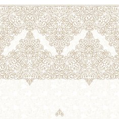 Vector seamless border in Eastern style N22