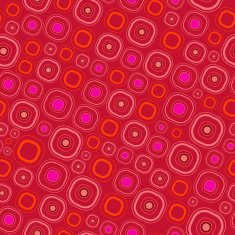 Seamless Rounded Squares Reds N2