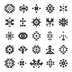 Vector abstract geometric elements N2