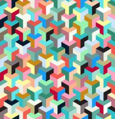 Seamless Multicolored Blocks Free Image Download