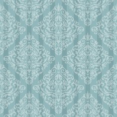 Blue baroque bright pattern