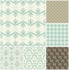 Damask Seamless Set