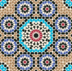 Khemisset Ancient Seamless Pattern