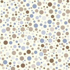 Abstract geometric polka dot seamless pattern