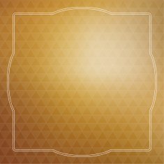 Abstract vector background with triangles and vintage frame