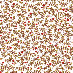 Lovely autumn background with cranberries