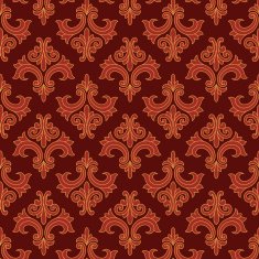 Red and Gold Gothic Pattern