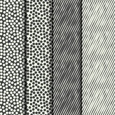 Set of four handdrawn textures N2