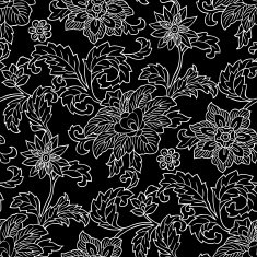 Black and white wallpaper pattern N57