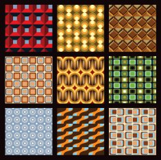 Seamless retro patterns N8