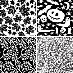 Autumn seamless collection