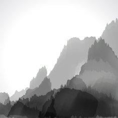 abstract gray chinese painting pattern background
