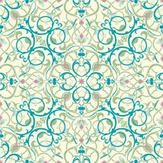 middle eastern inspired seamless tile design