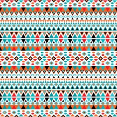 Trendy Geometric Retro Pattern