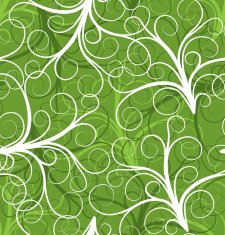 Seamless Plant Pattern N2