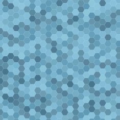 Steel Hexagon Pattern Square