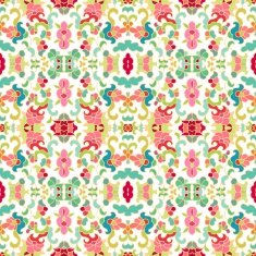 Seamless floral vector pattern N44