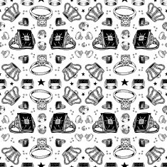 Ring Crown Clock Pattern
