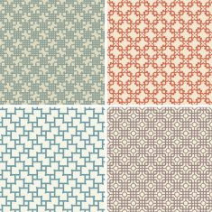 Vintage seamless patterns N6