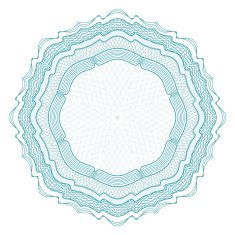 guilloche rosette