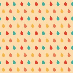 Colourful drops seamless pattern