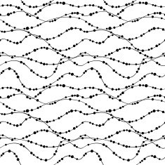 Beads seamless pattern