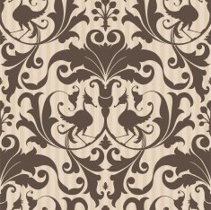 Seamless pattern with bird