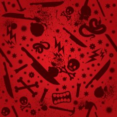 hate and danger pattern (seamless)