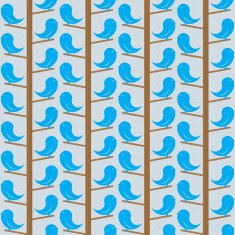 Seamless Birds Wallpaper Pattern