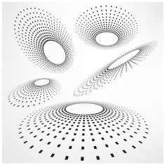 Abstract Halftone Background halftone circle shape