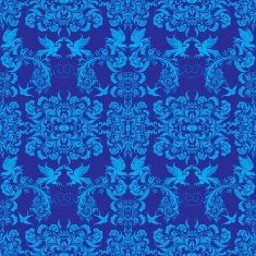 Birds and Flowers Wallpaper - Seamless
