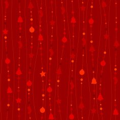 Seamless Christmas Confetti Background