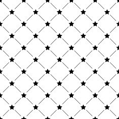 Seamless simple pattern with stars