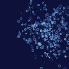 Rain Digital Branch Pattern