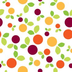 Seamless Pattern mirabelle fruits