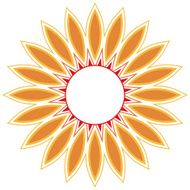beautiful vector circular background