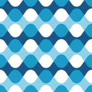 Seamless blue vibrating dot pattern
