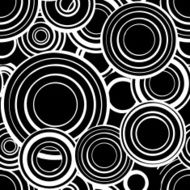 Abstract geometric seamless pattern with circles N2