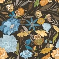 Vintage Sketch Vector Pattern