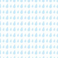 The pattern of blue drops rain