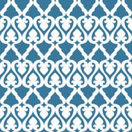 Seamless floral tiling pattern